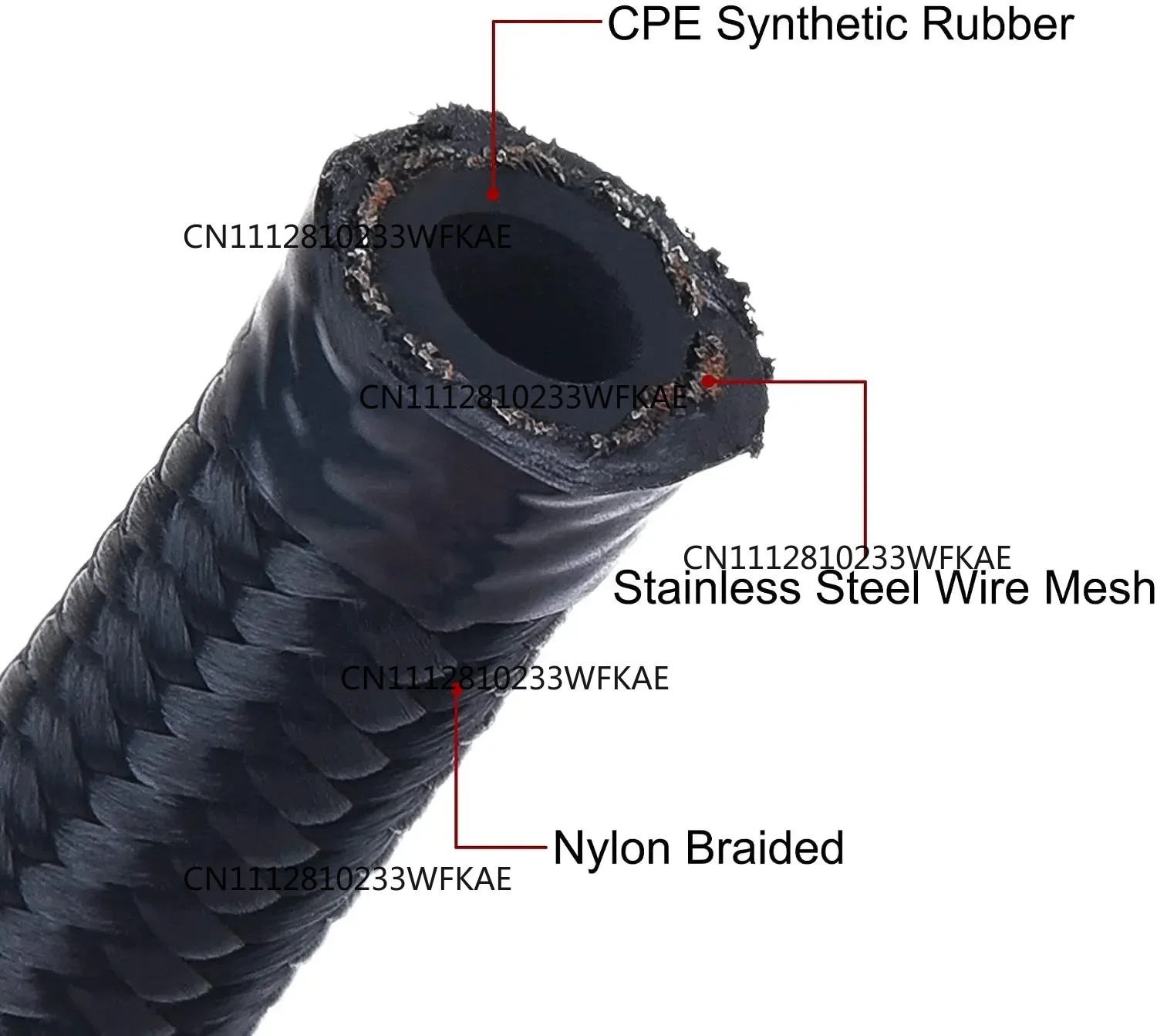 1M 3M 5M Fuel Hose Oil Gas Lin - đánh giá và giá Braided Line