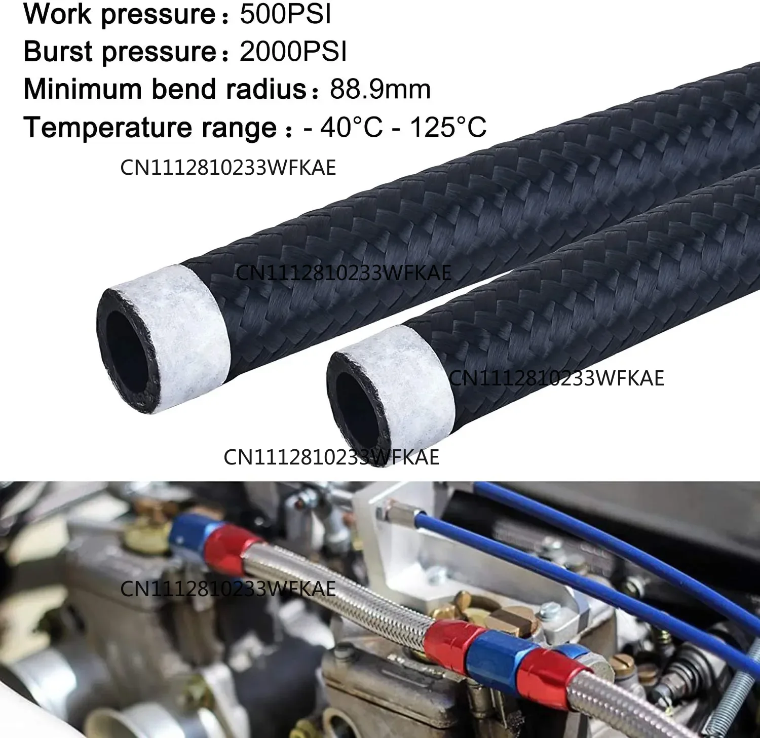 1M 3M 5M Fuel Hose Oil Gas Lin - đánh giá và giá Braided Line
